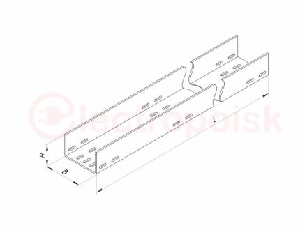 Лоток ЛМ 250x80