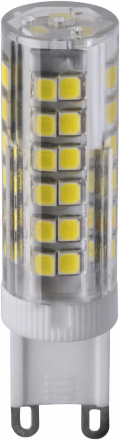 Лампа светодиодная LED 6вт 230в G9 тепло-белый капсульная