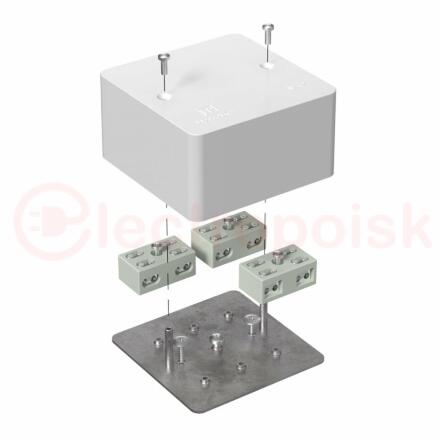 Коробка огнестойкая разветвительная для           кабель-канала 40-0460-FR6.0-4-6-Р Е15-Е60 85х85х45