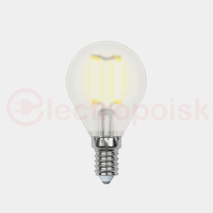 LED-G45-7,5W/WW/E14/CL GLA01TR Лампа светодиодная. Форма ''шар'', прозрачная. Серия Air. Теплый белый свет (3000K). Картон. ТМ Uniel