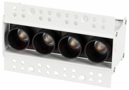 Светильник MS-ORIENT-BUILT-TRIMLESS-TC-S38x127-10W Warm3000 (WH-BK, 30 deg, 230V) (ARL, IP20 Металл, 5 лет)