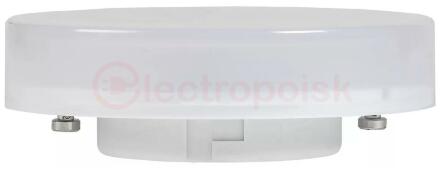 Лампа светодиодная LED 10вт GX53 тепло-белый таблетка ECO