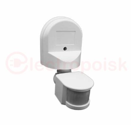 Датчик движения PMS-IR 008 1200Вт 180гр. 12м IP44 WH