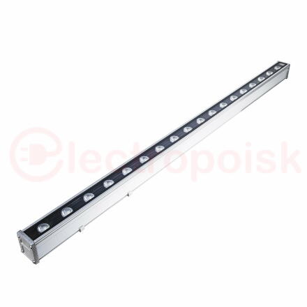 Прожектор светодиодный линейный ULF-L52-36W/RGB/L100 220V IP65 SILVER 1000мм RGB Алюминий
