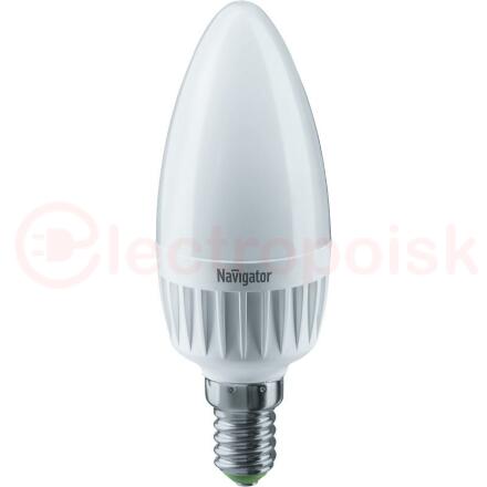 Лампа светодиодная 6вт NLL-C37-6-230-4K-E14-FR-SV