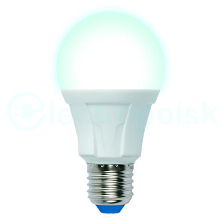 LED-A60 13W/4000K/E27/FR PLP01WH Лампа светодиодная. Форма «А», матовая. Серия Яркая. Белый свет (4000K). Картон. ТМ Uniel.