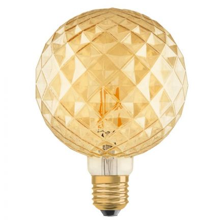 Лампа светодиодная LED 4,5W Е27 Vintage 1906 CL PINECONE,филамент,GOLD (замена 40Вт)золотистая, теплый Osram
