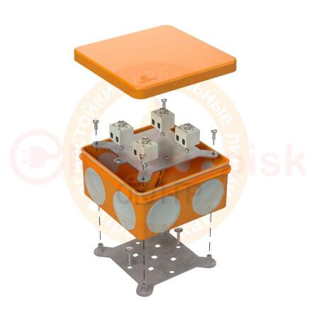 Коробка огнестойкая для о/п двухкомпонентная 60-0300-FR6.0-8 Е15-Е120 100х100х50