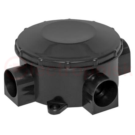 Коробка распаячная КМР-040-040б трехрожковая черная (70х35) PROxima
