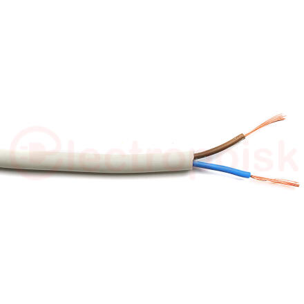 Провод ПВС нг(А)LS 2х1.5 белый(100м) ТРТС