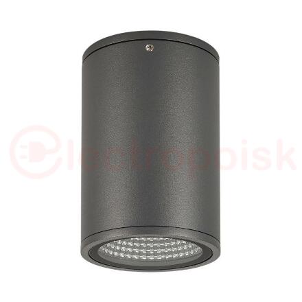 Светильник LGD-FORMA-SURFACE-R90-12W Warm3000 (GR, 44 deg, 230V) (ARL, IP54 Металл, 3 года)