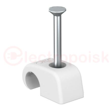 Крепежная скоба с гвоздем 4-7mm, L25