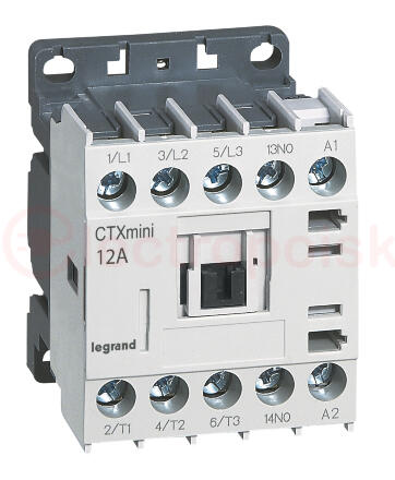 Контактор CTX3 мини 3P 12A 1нз ~230В