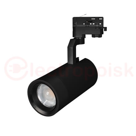 Светильник трековый LGD-GELIOS-4TR-R95-40W Day4000 (BK, 20-60 deg, 230V) (ARL, IP20 Металл, 3 года)