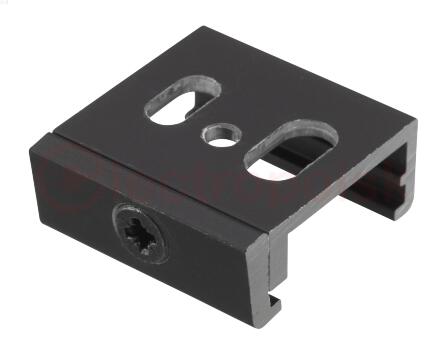 Скоба SKB-12-2 для крепления шинопровода к поверхности черная