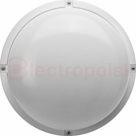 Светильник светодиодный ДБП-12w 6500К 900Лм круглый пластиковый IP65 белый ОНЛАЙТ