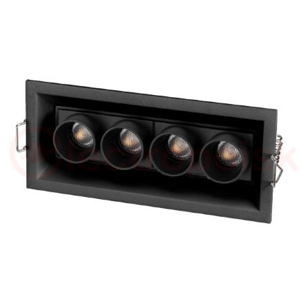Светильник MS-ORIENT-BUILT-TURN-TC-S67x150-10W Warm3000 (BK-BK, 30 deg, 230V) (Arlight, IP20 Металл, 5 лет)