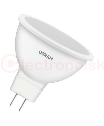 Лампа светодиодная LED 5Вт GU5.3 4000К 400лм 230V FR MR16 (замена 50Вт) OSRAM LS