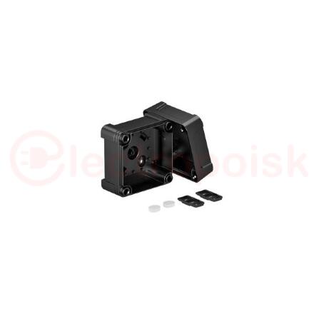 Распределительная коробка X02C, IP 67, 95х95х72 мм, черная, сплошная стенка