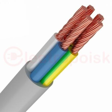 Провод ПВС 4х1,5+1х1,5 белый