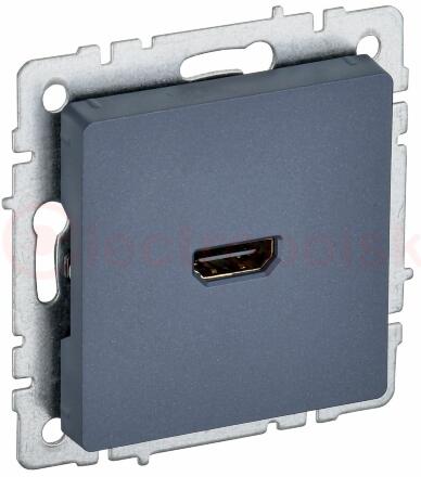 BRITE Розетка HDMI РHDMI-0-БрМ маренго