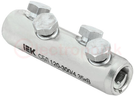 Соединитель болтовой луженый СБЛ 120-300/4 35кВ IEK