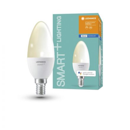 Лампа светодиодная диммируемая LEDVANCE SMART+ свеча, 5Вт (замена 40 Вт), 2700К