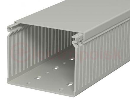 Распределительный кабельный канал LK4 80x100x2000 мм (ПВХ,серый)