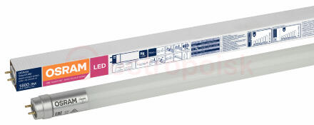 Лампа светодиодная LED 20Вт G13 4000К 1800лм трубка 230V FR Т8 (замена 58Вт) 1,5м OSRAM LS двустороннее подключение