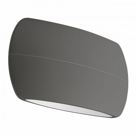 Светильник SP-WALL-VASE-S200x110-2x6W Warm3000 (GR, 120 deg, 230V) (ARL, IP54 Металл, 3 года)