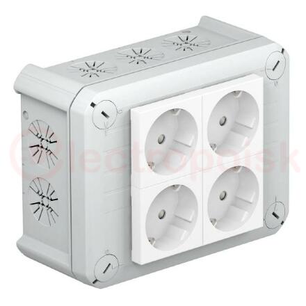 Коробка распределительная T100 150x116x67 с 4 Modul 45