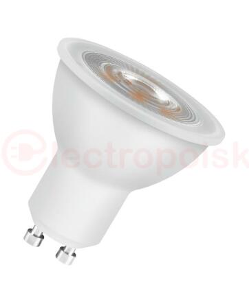 Лампа светодиодная LED 5Вт GU10 4000К 370лм спот 230V CL (замена 50Вт) PAR16   OSRAM LS