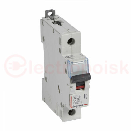 Выключатель автоматический однополюсный 10А C DX3-E 6кА