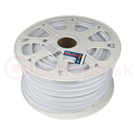 ULS-N21-2835-120LED/m-8mm-IP67-220V-8W/m-50M-WW Светодиодная гибкая герметичная лента. NEON. Бобина 50 м. Теплый белый свет (3000К). TM Uniel
