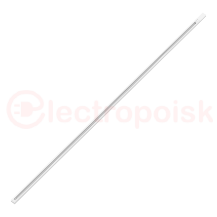Шинопровод однофазный накладной 2 м белый (с адаптером питания и заглушкой) Track Gauss