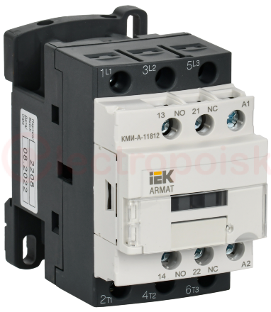 ARMAT Контактор КМИ-А-11812 LC1D 18А 230В/АС3 1НО/1НЗ IEK