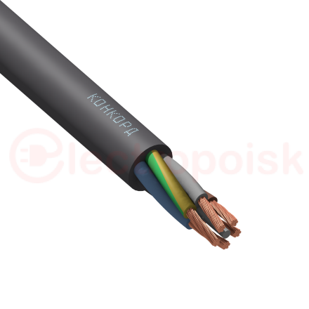 Кабель силовой КГТП-ХЛ 5х4(N.PE) 380/660-3