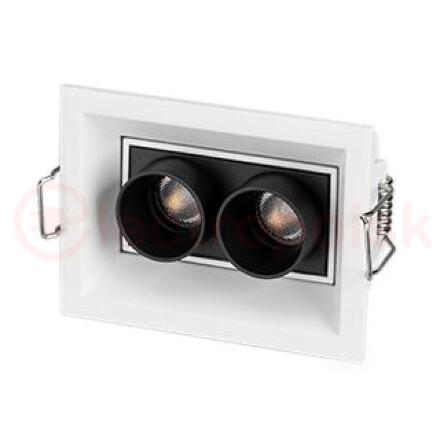 Светильник MS-ORIENT-BUILT-TURN-TC-S67x90-5W Warm3000 (WH-BK, 30 deg, 230V) (ARL, IP20 Металл, 5 лет)