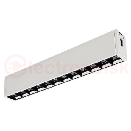 Светильник CLIP-38-LASER-S330-12W Warm3000 (WH, 36 deg, 24V) (, IP40 Металл, 3 года)