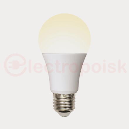 Лампа светодиодная с трехступенчатым диммером 100-50-10 LED 10вт 175-250В форма А 850Лм Е27 3000К Uniel Multibrigh
