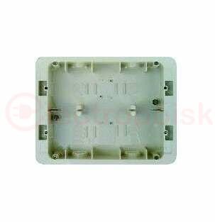 Коробка для внутреннего монтажа 3-рядной рамки с суппортами, 236х266х50,5мм