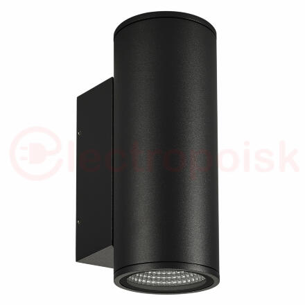 Светильник LGD-FORMA-WALL-TWIN-R90-2x12W Warm3000 (BK, 44 deg, 230V) (, IP54 Металл, 3 года)