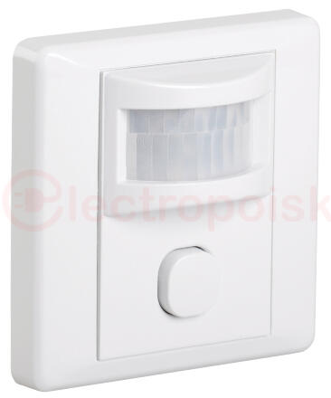 Датчик движения ИК встраиваемый 600w 140 гр. 9м IP20 белый