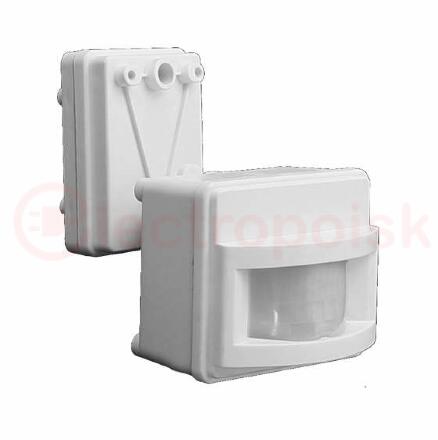 Датчик движения PMS-IR 017 1200Вт 120гр. 2-12м IP44 WH Jazzwa
