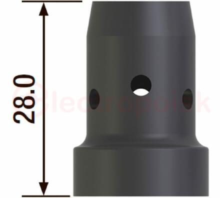 Диффузор газовый FB 500-550 черный термостойкий (5 шт.)