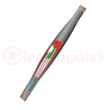 Муфта кабельная соединительная 1ПСТ(тк)нг-LS-3х(150-240) с соединителями болтовыми