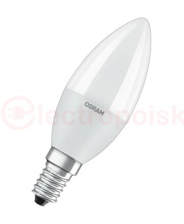 Лампа светодиодная LED 5.4Вт E14 LS CLB40 тепло-белый прозрачная свеча OSRAM