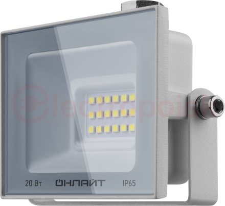 Прожектор светодиодный ДО-20w OFL-20-4K-WH-IP65-LED