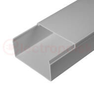 Кабель-канал серый RAL 7035 2-й замок в п/э 80х40 мм (30м/уп) Кабель-канал серый RAL 7035 2-й замок в п/э 80х40 мм (30м/уп)