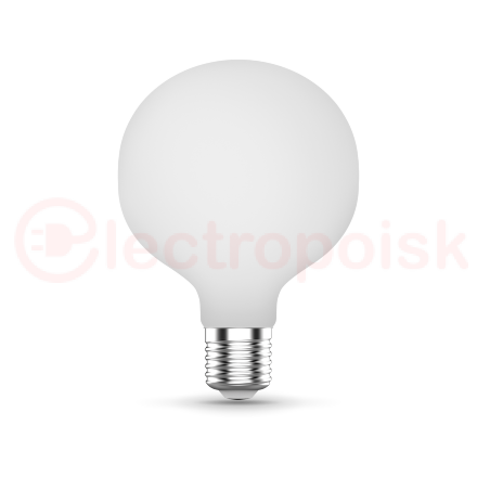 Лампа светодиодная филаментная LED 10 Вт 1100 лм 4100К AC185-265В E27 шар G95 нейтральный матовая колба диммируемая Black Filament Gauss